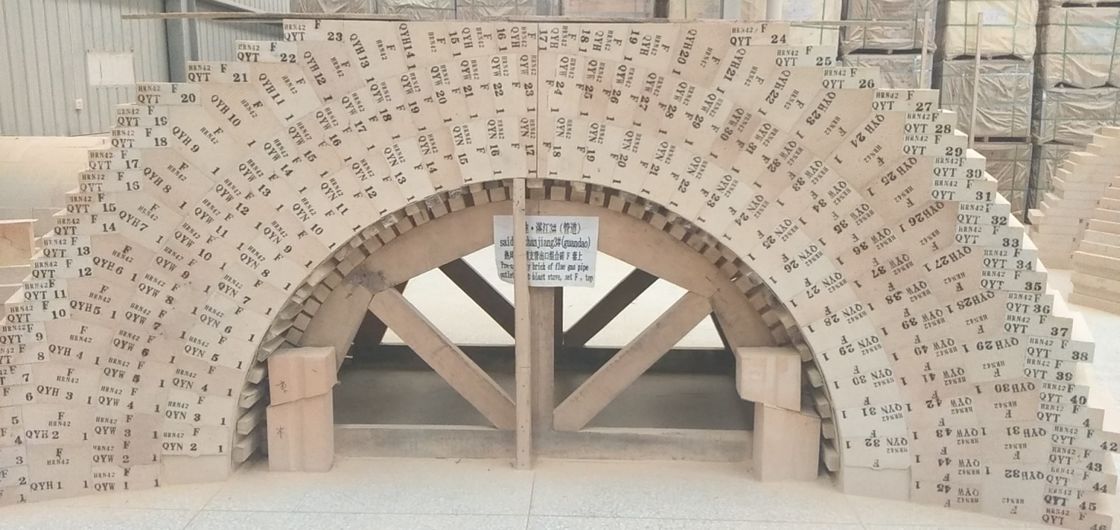 De hoge Alumina Andalustie Gebaseerde Baksteen verzet zich tegen Op hoge temperatuur die en als Veiligheidsvoering gebruikt in Fornuis Op hoge temperatuur, Ovens