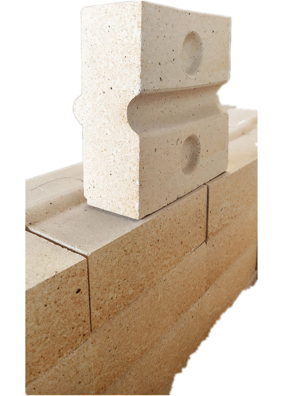 De lage Opnieuw verwarmende Lineaire de Vorm Hoge Alumina van Rate Fire Brick For Fireplace Speciale Baksteen van Preassebly verzet zich tegen 1300 ℃